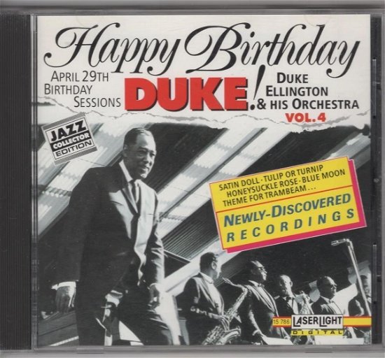 Cover for Duke Ellington &amp; His Orchestra · The Brthday Sessions Vol.4 (CD)