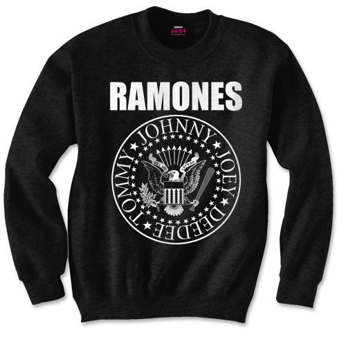 Cover for Ramones · Ramones Unisex Sweatshirt: Presidential Seal (Klær) [size S] [Black - Unisex edition]