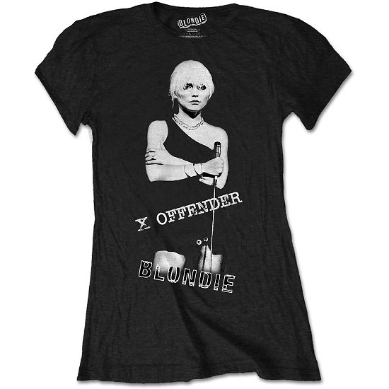 Cover for Blondie · Blondie Ladies T-Shirt: X Offender (T-shirt) [size S] [Black - Ladies edition]