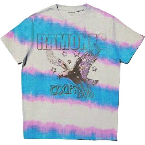 Ramones Unisex T-Shirt: Eagle (Wash Collection) - Ramones - Produtos -  - 5056561027579 - 