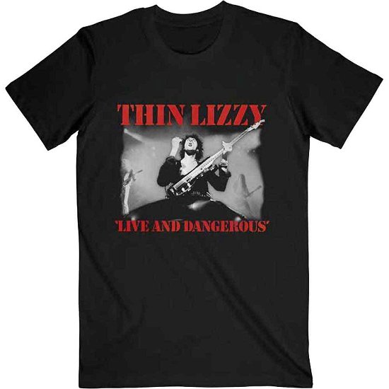 Cover for Thin Lizzy · Thin Lizzy Unisex T-Shirt: Live &amp; Dangerous (T-shirt) [size XXL]