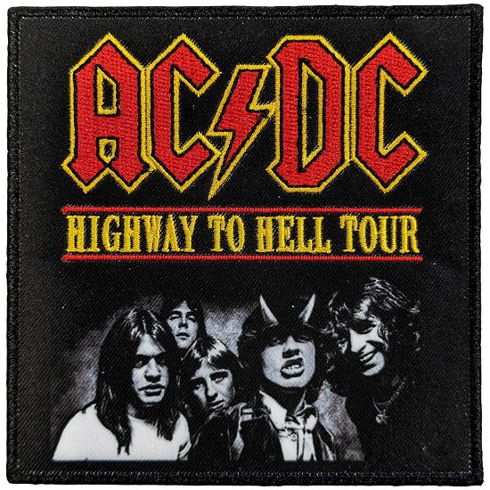 AC/DC Standard Woven Patch: Highway To Hell Tour - AC/DC - Koopwaar -  - 5056561098579 - 