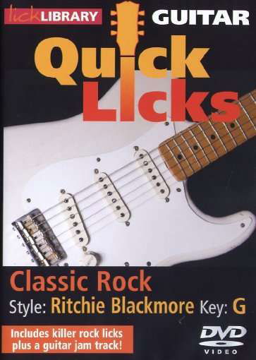 Lick Library Quick Licks Ritchie Blackmo - Instructional - Film - Music Sales Ltd - 5060088822579 - 18. maj 2010