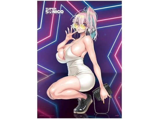 Super Sonico Fabric Poster Super Star  84 x 118 cm (Leksaker) (2024)