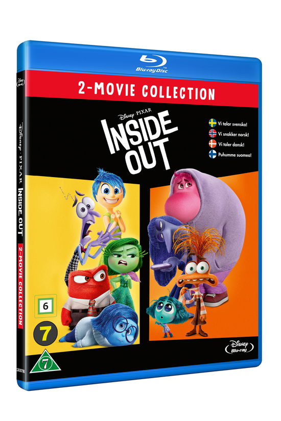 Cover for Inside out 1+2 (Inderst Inde 1+2) (Blu-ray) (2024)