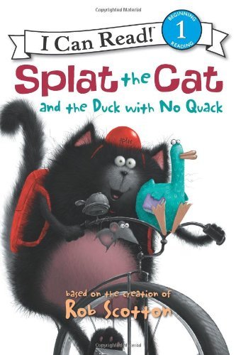Cover for Rob Scotton · Splat the Cat and the Duck with No Quack - I Can Read Level 1 (Taschenbuch) [I Can Read Book 1 edition] (2011)