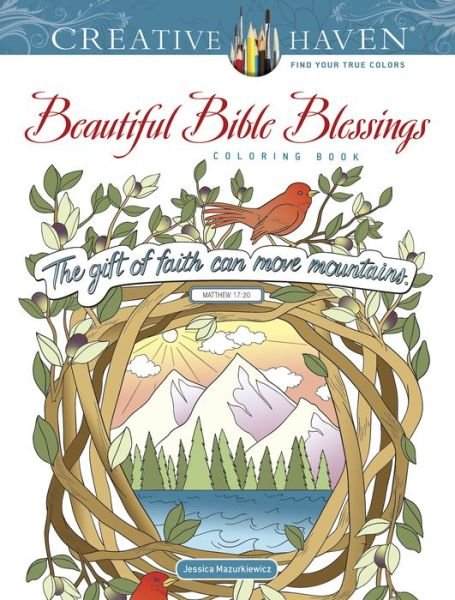 Cover for Jessica Mazurkiewicz · Creative Haven Beautiful Bible Blessings Coloring Book - Creative Haven (Pocketbok) (2020)