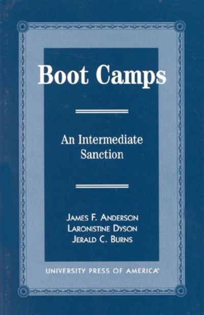 Cover for James F. Anderson · Boot Camps: An Intermediate Sanction (Paperback Book) (1999)