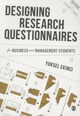 Cover for Yuksel Ekinci · Designing Research Questionnaires for Business and Management Students - Mastering Business Research Methods (Taschenbuch) (2015)