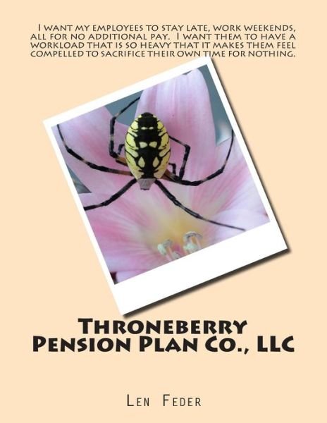 Cover for Len Feder · Throneberry Pension Plan Co., Llc (Taschenbuch) (2015)