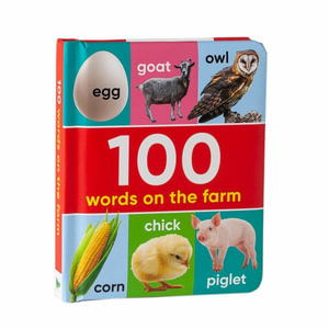 Cover for Little Grasshopper Books · 100 Words on the Farm (Book &amp; Downloadable App!) (Kartonbuch) (2020)