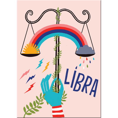 Cover for Lisa Congdon · Lisa Congdon for Em &amp; Friends Libra Zodiac Magnet (MERCH) (2020)