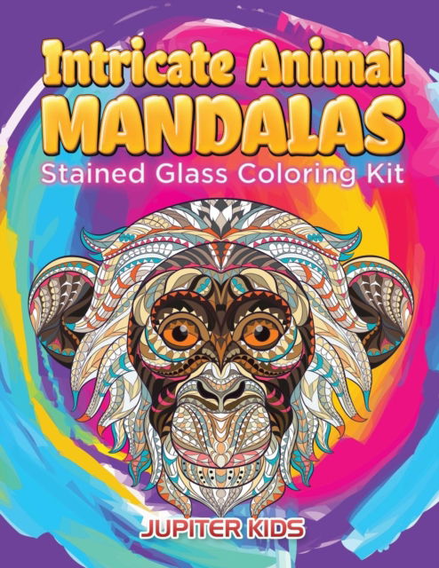 Cover for Jupiter Kids · Intricate Animal Mandalas: Stained Glass Coloring Kit (Paperback Book) (2016)