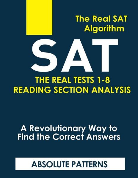 Cover for San S I You · SAT the Real Tests 1-8 Reading Section Analysis (Paperback Book) (2019)