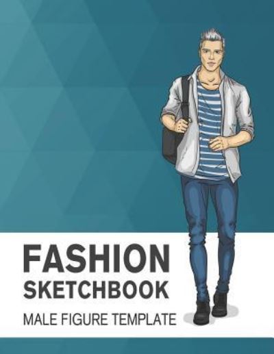 Cover for Lance Derrick · Fashion Sketchbook Male Figure Template (Paperback Book) (2019)