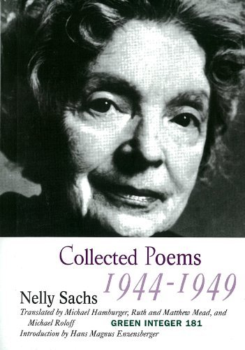 Cover for Nelly Sachs · Collected Poems I: (1944-1949) (Green Integer) (V. 1) (Paperback Book) [Reprint edition] (2011)