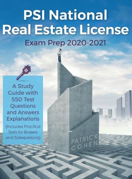 Cover for Patrick Cohen · PSI National Real Estate License Exam Prep 2020-2021 (Hardcover bog) (2021)