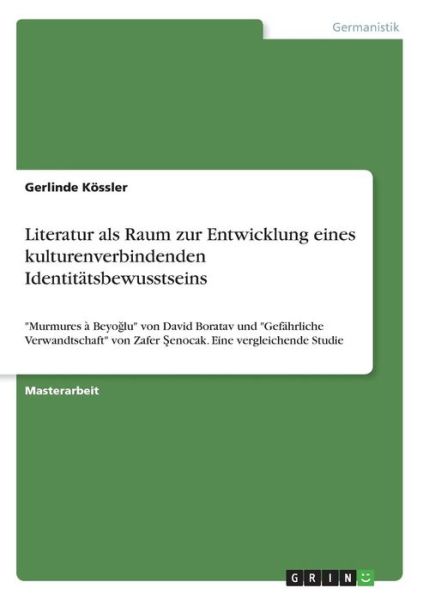 Cover for Kössler · Literatur als Raum zur Entwickl (Book)