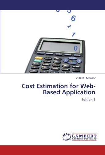 Cover for Zulkefli Mansor · Cost Estimation for Web-based Application: Edition 1 (Taschenbuch) (2012)