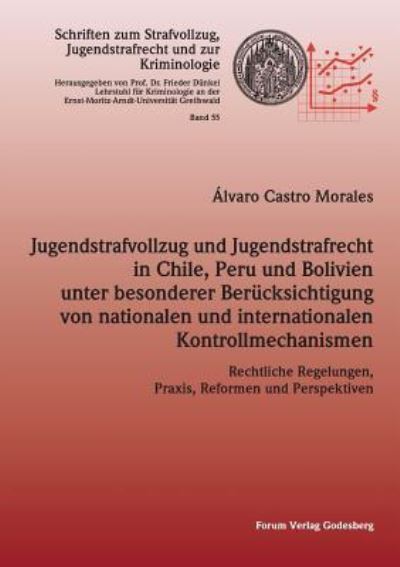 Cover for Alvaro Castro Morales · Jugendstrafvollzug und Jugendstrafrecht in Chile, Peru und Bolivien unter besonderer Berucksichtigung von nationalen und internationalen Kontrollmechanismen: Rechtliche Regelungen, Praxis, Reformen und Perspektiven (Paperback Book) (2016)