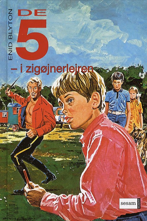 Cover for Enid Blyton · De 5, 11: De fem i zigøjnerlejren (Innbunden bok) [3. utgave] (2007)