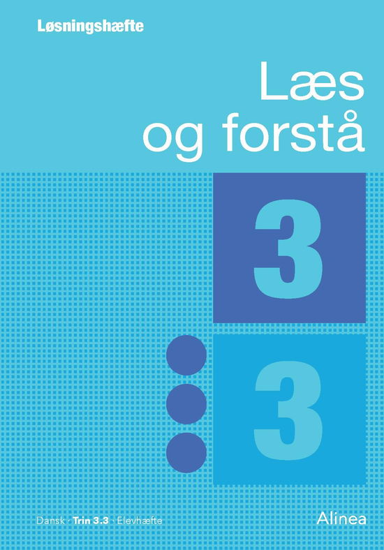 Cover for Lavra Enevoldsen; Anton Nielsen · Læs og forstå: Læs og forstå 3.3, Løsningshæfte (Sewn Spine Book) [1st edition] (2019)