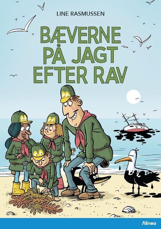 Cover for Line Rasmussen · Læseklub: Bæverne på jagt efter rav, Blå Læseklub (Bound Book) [1. Painos] (2022)