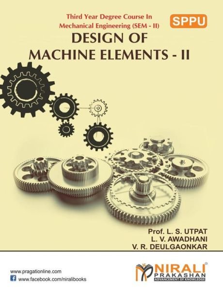 Cover for L V Awadhani · Design of Machine Elements II (Paperback Book) (2015)
