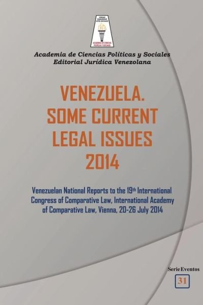 Cover for Sanso Hernandez Breton Brewer-Carias · Venezuela. Some Current Legal Issues 2014 (Paperback Book) (2014)