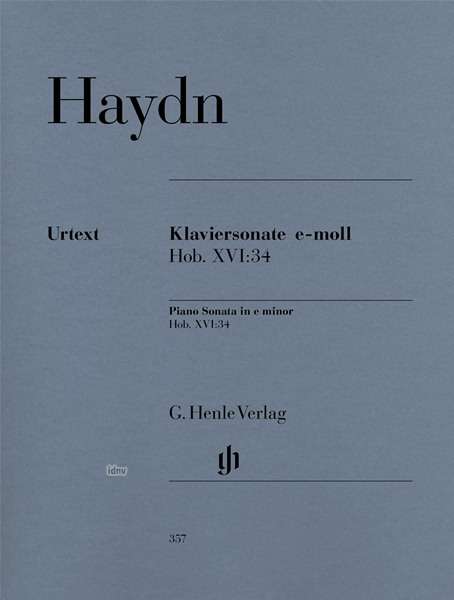 Cover for J Haydn · Klaviersonate E-moll.hn357 (Book) (2018)