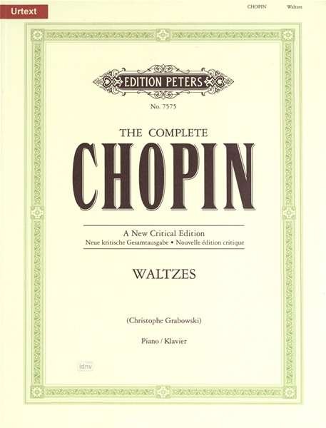 Waltzes for Piano - Fryderyk Chopin - Bøger - Edition Peters - 9790577085579 - 14. marts 2006