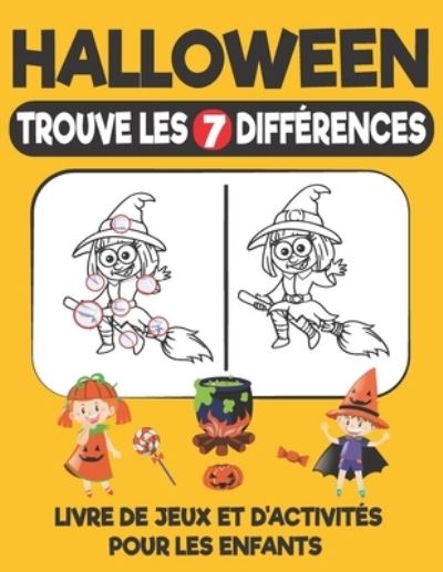 Cover for Alda Activity Book · Halloween trouve les 7 differences livre de Jeux et d'activites pour les enfants (Pocketbok) (2020)