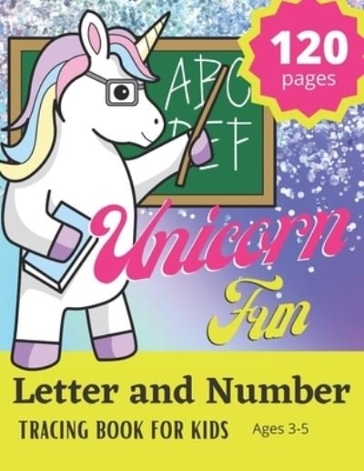 Cover for Luna Cain · Letter and Number Tracing Book for Kids Ages 3-5 (Paperback Bog) (2020)