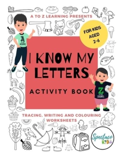 Cover for Irsa Jawed · I know my letters activity book (Paperback Book) (2020)