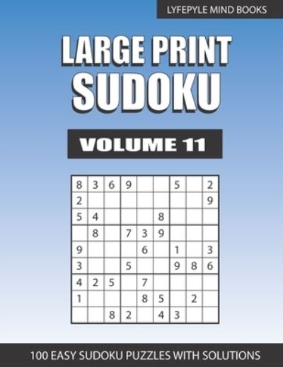 Cover for Lyfepyle Mind Books · Large Print Sudoku (Paperback Bog) (2020)