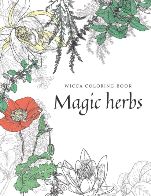 Cover for Maya Art · Magic herbs: Wicca coloring book (Paperback Bog) (2020)