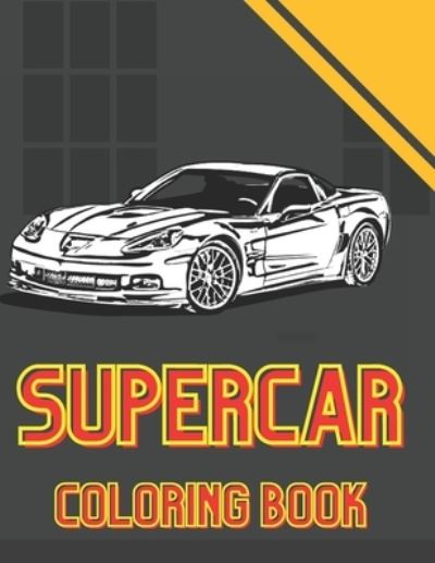 Cover for Kolan · SuperCar Coloring Book (Paperback Book) (2021)