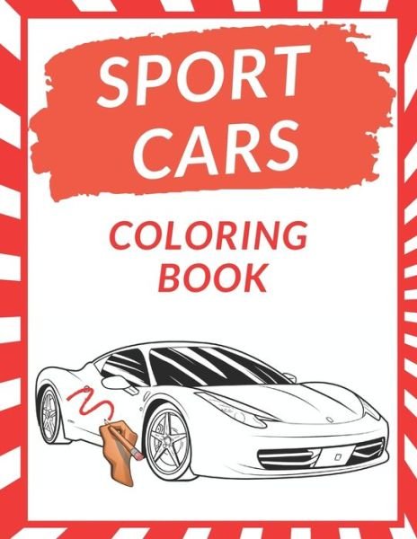 Cover for Poo Poo Poo · Sport Cars Coloring Book: A Collection of Amazing Sport and Supercar Designs for Kids Gift for Fast Racing Car Lovers Perfect Present for Choldren Boys (Taschenbuch) (2021)