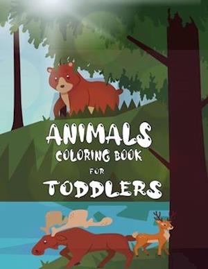 Cover for Salil Vigon · Animals Coloring Book for Toddlers: Descover and Color Different Animals, Coloring Book for Toddlers 2-4 years (Paperback Book) (2021)