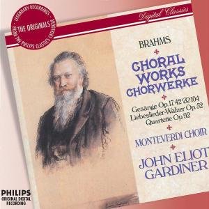 Cover for Gardiner John Eliot / Montever · Brahms: Choral Works (CD) [Remastered edition] (2006)