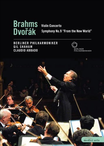 Violin Concerto / Symphony No 9 from the New World - Brahms / Dvorak / Shaham / Bpo / Abbado - Filme - EUROARTS - 0880242519580 - 26. Januar 2010