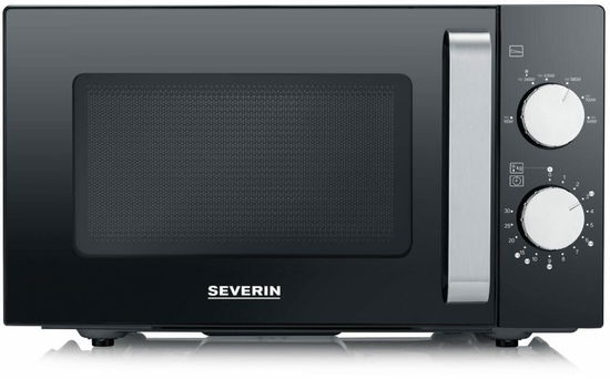 SEVERIN MW 7761 Mikrowelle 800 W schwarz, edelstah - Severin - Other -  - 4008146037580 - 