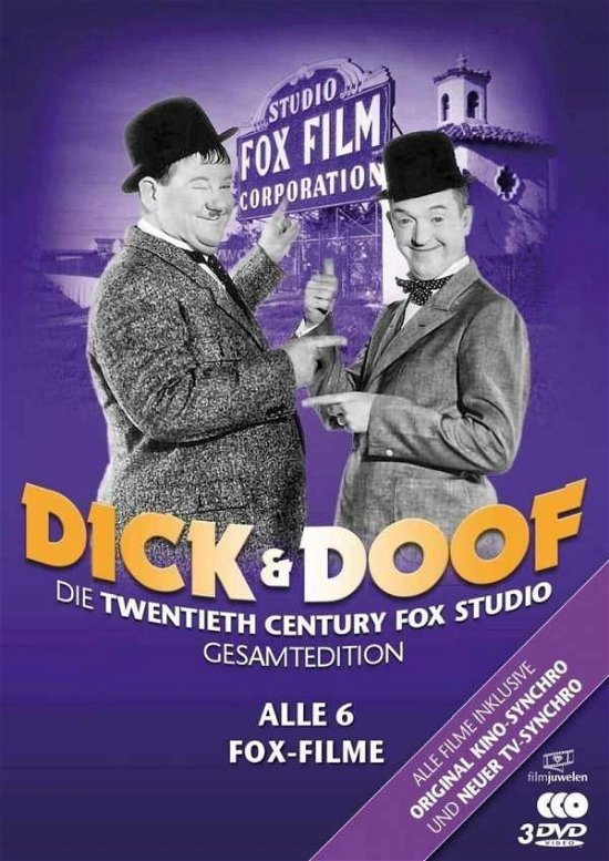 Cover for Stan Laurel &amp; Oliver Hardy · Dick Und Doof-die Fox-studio-gesamtedition (Alle (DVD) (2020)