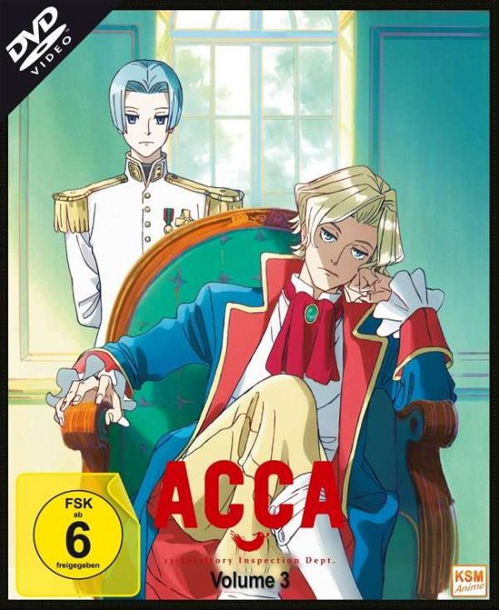 Cover for Acca - 13 Territory Inspection Dept. - Volume 3: Episode 09-12 (DVD) (2019)