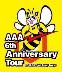 Cover for Aaa · Aaa 6th Anniversary Tour 2011.9.28 at Zepp Tokyo (MBD) [Japan Import edition] (2012)