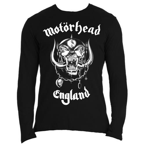 Motorhead Unisex Long Sleeved T-Shirt: England (Back Print) - Motörhead - Merchandise - Global - Apparel - 5055295372580 - 
