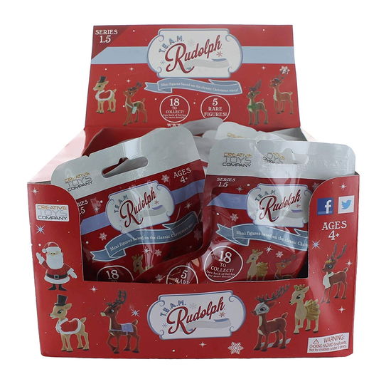 TEAM Rudolph Reindeer Stocking Foilbag 18 piece CDU series 1.5  Toys - TEAM Rudolph Reindeer Stocking Foilbag 18 piece CDU series 1.5  Toys - Merchandise - Creative Distribution - 5056122503580 - 