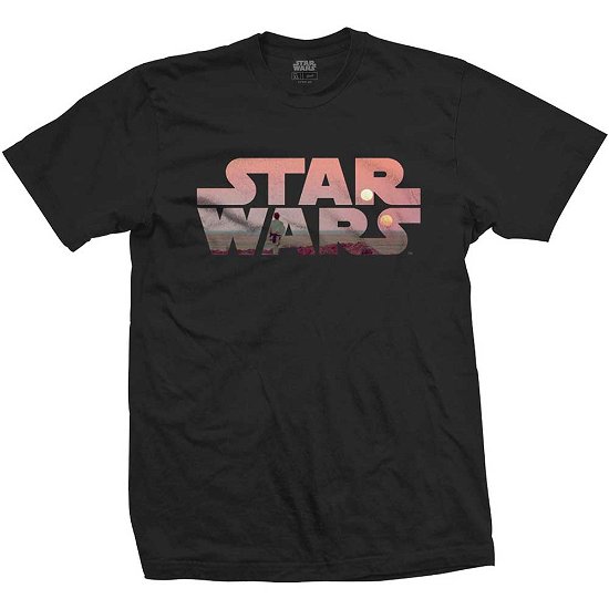 Star Wars: Tatooine Logo (T-Shirt Unisex Tg. S) - Star Wars - Annan - Bravado - 5056170614580 - 