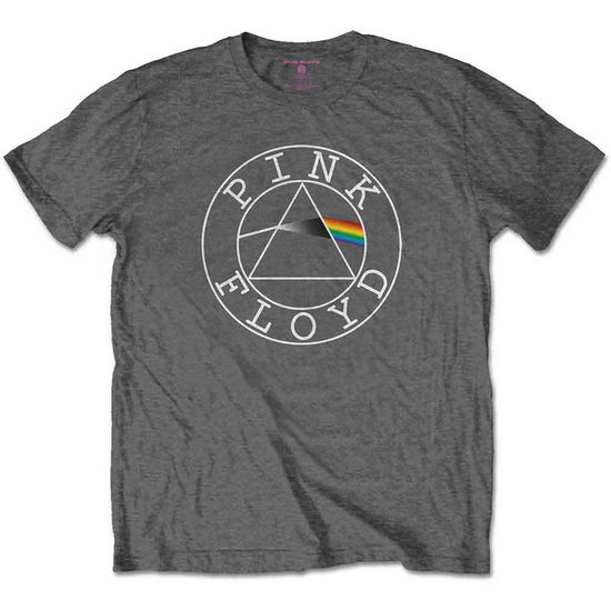 Pink Floyd Kids T-Shirt: Circle Logo (9-10 Years) - Pink Floyd - Produtos -  - 5056368628580 - 