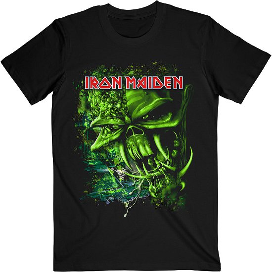 Iron Maiden Unisex T-Shirt: Final Frontier Green - Iron Maiden - Koopwaar -  - 5056368673580 - 